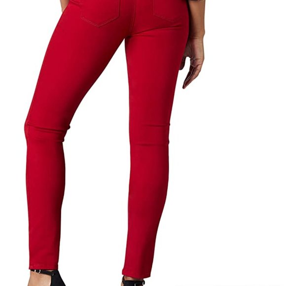NWT Lee Women's Sculpting Slim Fit Red 18 Medium - Picture 2 of 8